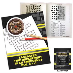 Custom Imprinted Crossword Book