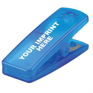Custom Magnetic Snack Clip - Blue