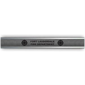 Custom Nylon Reflective Slap Bracelets - Grey