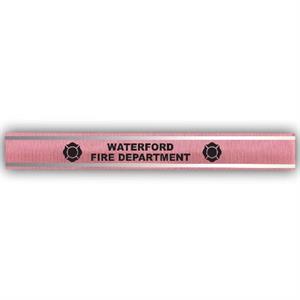 Custom Nylon Reflective Slap Bracelets - Pink
