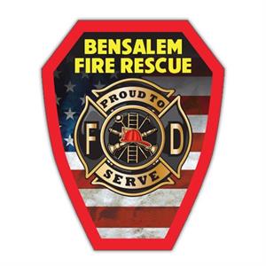 Custom Patch Magnet - Maltse Cross / Flag Background