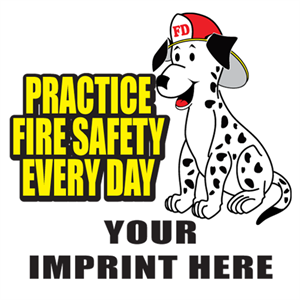 Custom Practice Fire Safety Temporary Tattoo
