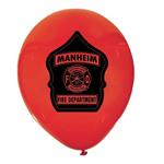 Custom Red 9^ Balloon - Shield