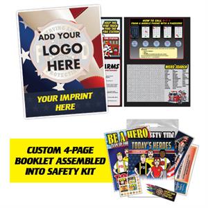 Custom Today's Heroes Fire Safety Kit - Custom Logo