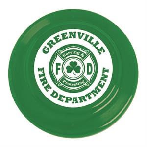 Custom Translucent Green 9^ Flyer w/ Shamrock Logo