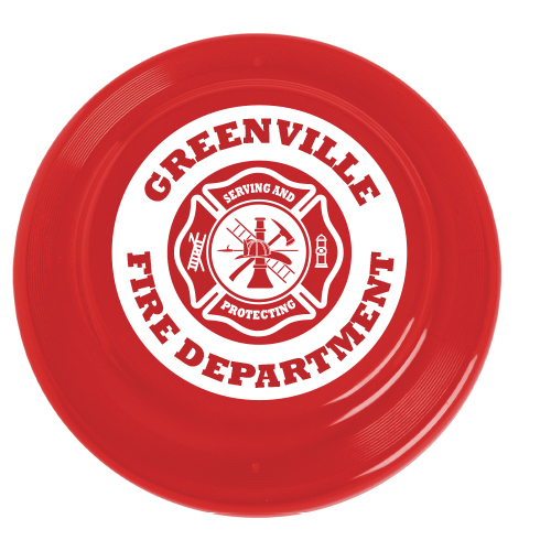 Custom Translucent Red 9' Flyer w/ Maltese Cross