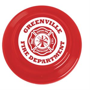 Custom Translucent Red 9^ Flyer w/ Maltese Cross