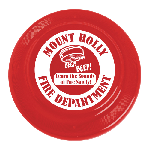 Custom Translucent Red 9' Flyer w/ Theme