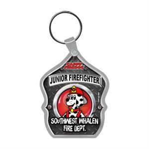 Custom Vinyl Shield - Cappy Jr Firefighter