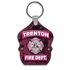 Custom Vinyl Shield  Key Tag - Pink Camo