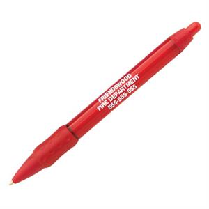 Custom Wide Body Grip Pen - Red
