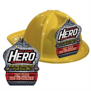 Custom Yellow Fire Ha t-  2019 Theme