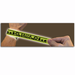 E.D.I.T.H. Reflective Slap Bracelet