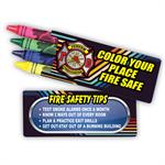 FIRE SAFETY TIPS- CRAYONS 4-PACK