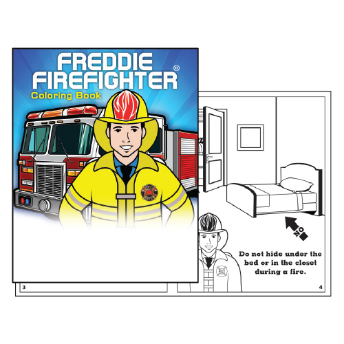 Freddie Firefighter Coloring Book