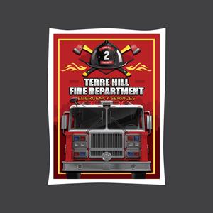 IMP.  60^ X 80^  Velveteen Blanket - Truck/Hat