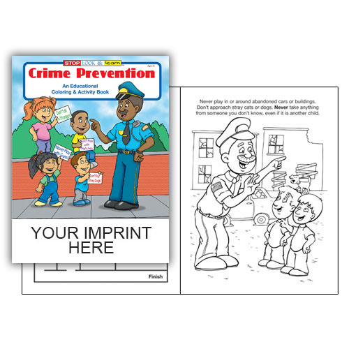 IMP. CRIME PREVENTION  COLORING & ACTIVITY  BOOK