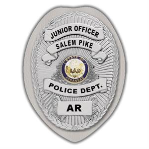 IMP. POLICE BADGE STICKER - STATE SEAL (AR)