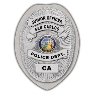 IMP. POLICE BADGE STICKER - STATE SEAL (CA)