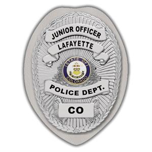 IMP. POLICE BADGE STICKER - STATE SEAL (CO)
