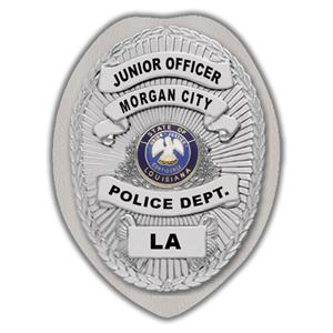 IMP. POLICE BADGE STICKER - STATE SEAL (LA)
