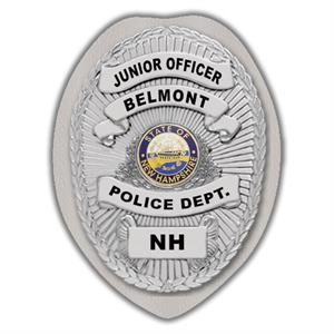 IMP. POLICE BADGE STICKER - STATE SEAL (NH)