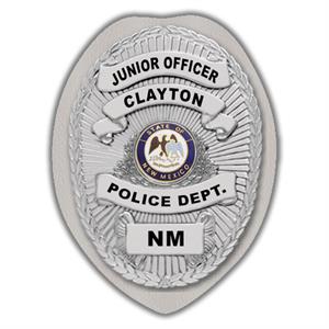 IMP. POLICE BADGE STICKER - STATE SEAL (NM)