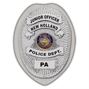 IMP. POLICE BADGE STICKER - STATE SEAL (PA)