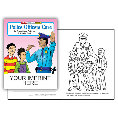 IMP. POLICE OFFICERS CARE COLORING & ACTIVITY  BOOK