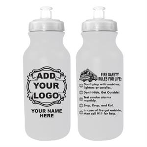 Imp. 20 oz. Glow Bike Bottle - Frosted - Custom Logo