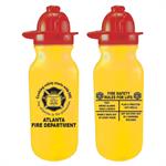 Imp. 2023 Theme 20oz Yellow Bike Bottle w/ Fire Hat Lid
