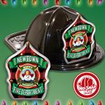 Imp. Black Fire Hat- Happy Holiday Shield
