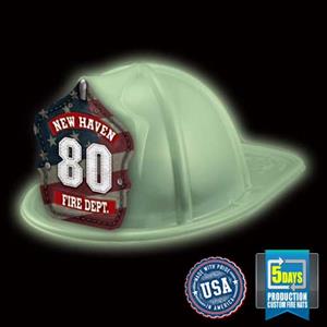 Imp. Fire Hat - Glow In The Dark - Flag Leather