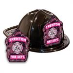 Imp. Fire Hats - Black w/ Pink Camo Shield