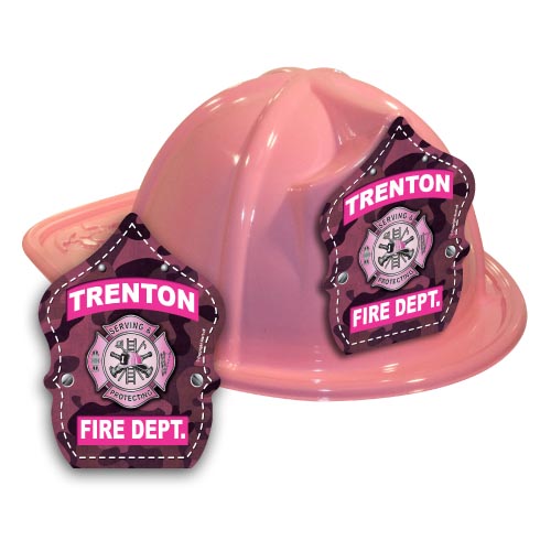 Imp. Fire Hats - Pink w/ Pink Camo Shield