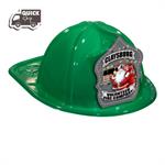 Imp. Green Fire Hat- Christmas Santa Shield