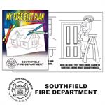 Imp. My Fire Exit Plan Coloring Book w/ 2023Theme