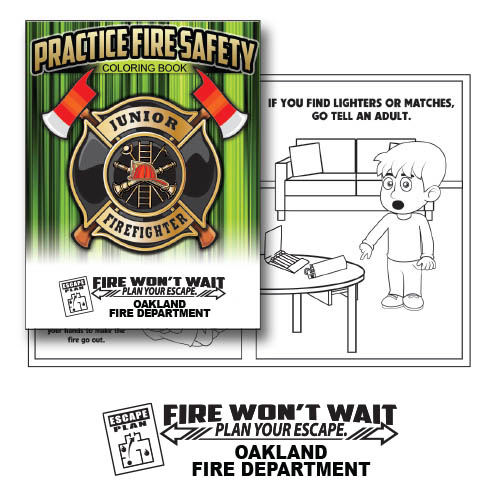 Imp. Practice Fire Safety Col. Book w/ 2022 Theme
