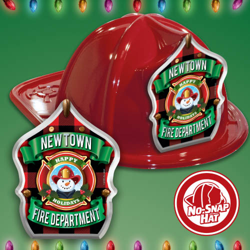 Imp. Red Hat- Happy Holiday Shield