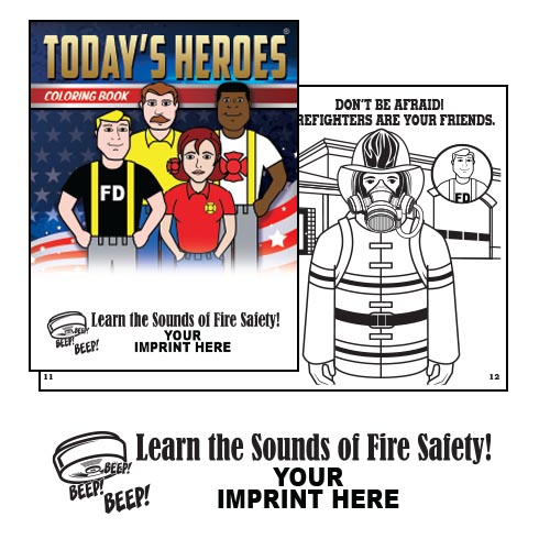Imp Today's Heroes Coloring Book w/2021 Theme Logo