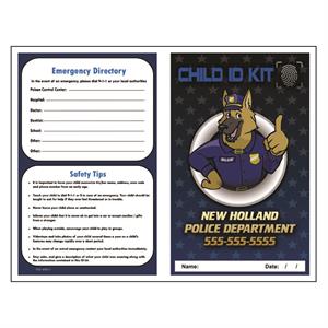 Imprint Finger Print ID Kit - Blue The Police Dog