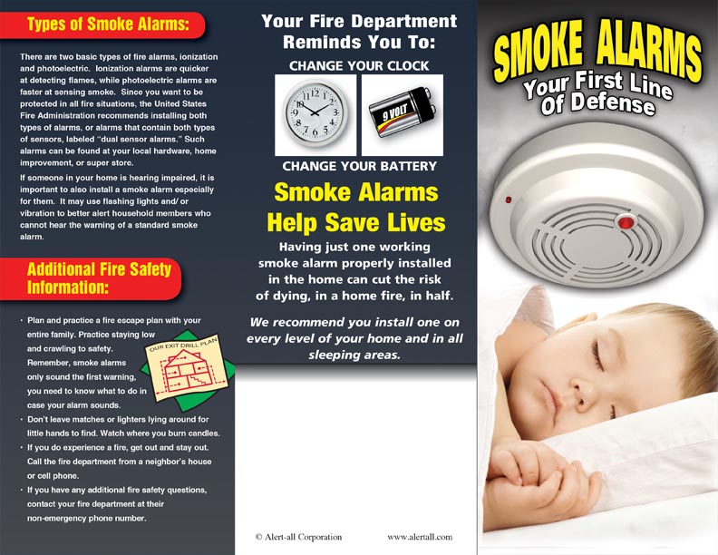 Imprinted--Smoke Alarms Brochure 2