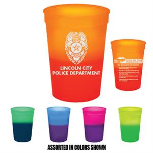 Imprinted 17 oz Mood Stadium Cup - Assorted