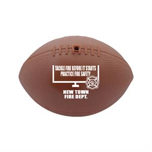 Imprinted 7^ Brown Vinyl Football