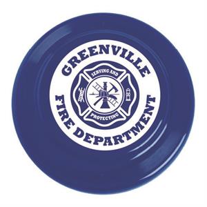 Imprinted 9^ Blue Translucent Flyer - Maltese Cross