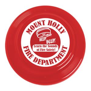 Imprinted 9^ Red Translucent Flyer - 2021 Theme
