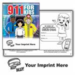 Imprinted 911 Coloring Book - Smoke Alarm