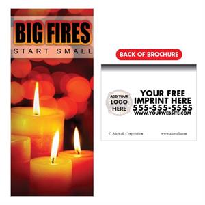 Imprinted Big Fires Start Small Brochure w/ Full Color Logo