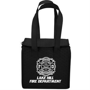 Imprinted Black Jr. FF Maltese Therm-O Cooler Tote