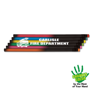 Imprinted Black Night Pencil Assorted - Fire Truck
